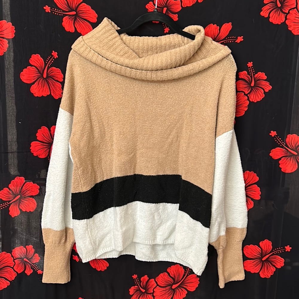 Olive and Oak Striped Sweater